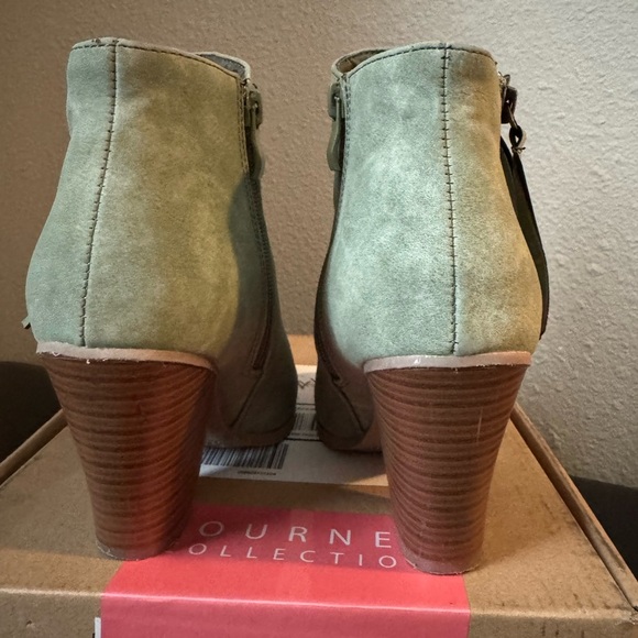 Women's Olive Ankle Boots - Picture 7 of 7